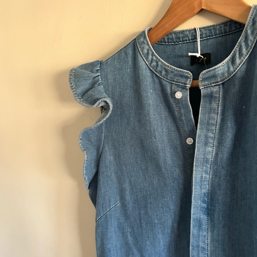 NWT Joe’s Anthropologie The Emilia Purpose Denim Romper Size Medium - Picture 11 of 16